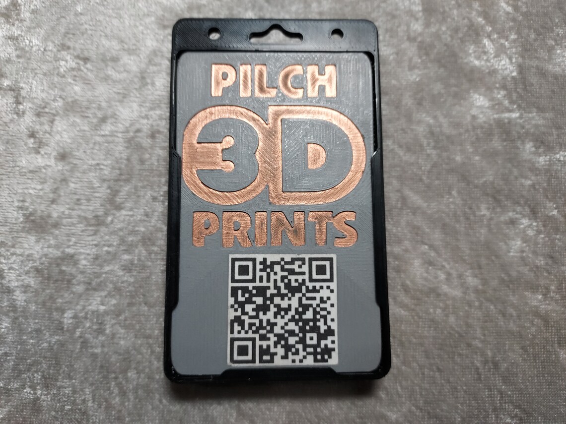 3D Printed RSA Secureid 1-3 Badge Holder custom Options - Etsy