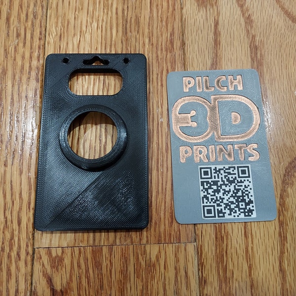 3D Printed Apple AirTag (1-3) Badge Holder (Custom Options Available)