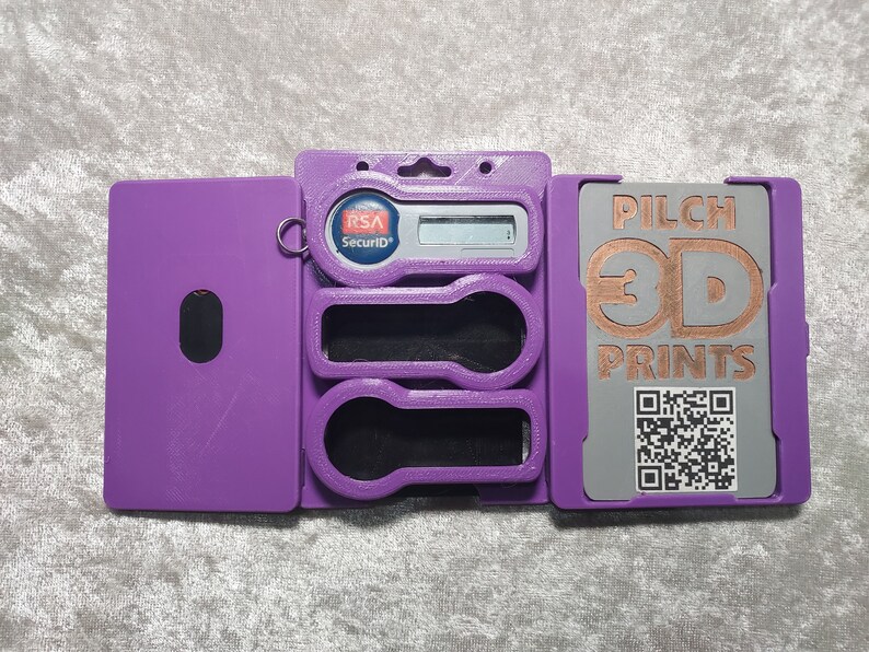 Trifold 3 RSA 1 Yubikey 5/5c NFC 5 Badge Holder Etsy