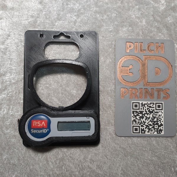 3D Printed Combo HID RSA (1-3) Badge Holder