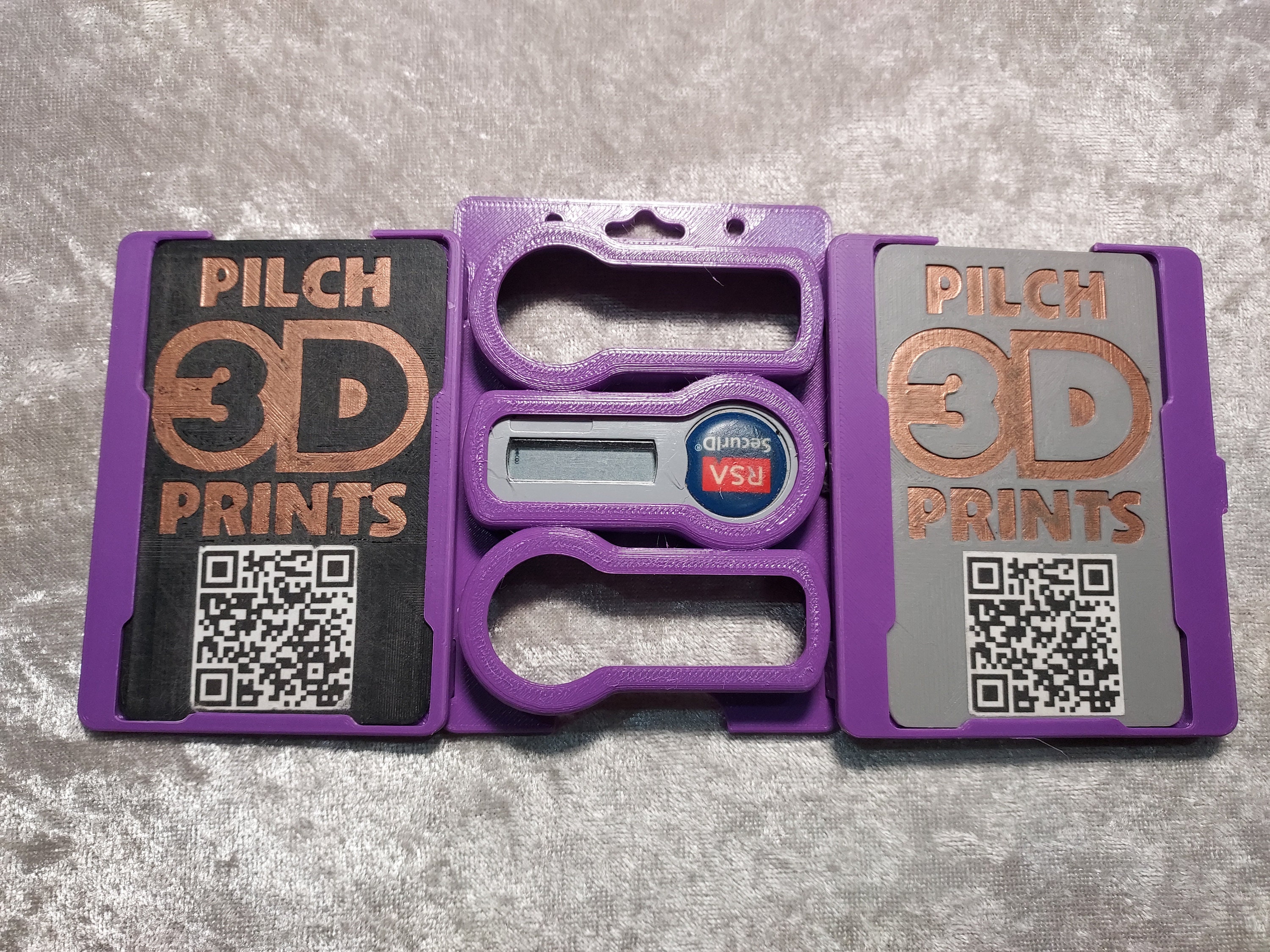 Tri-fold 3 RSA Badge Holders (multi Color Options Available) - Etsy
