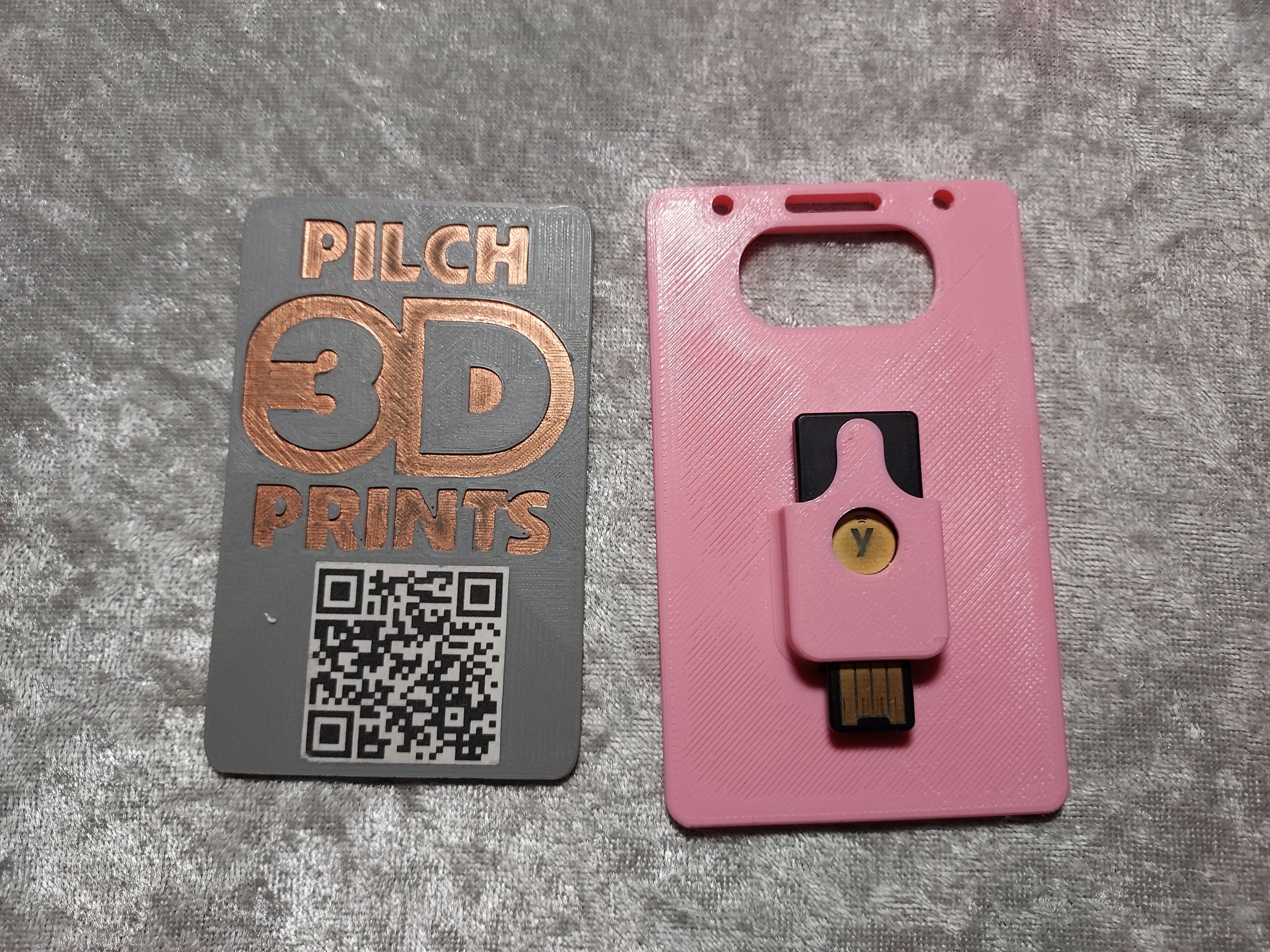 3D Printed Yubikey 5 NFC (1-3) Badge Holder - Etsy