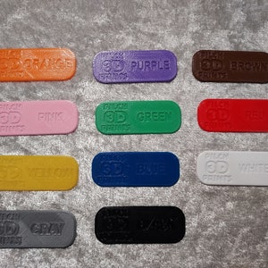 3D Printed Tri-Fold RSA Badge Holders Multi Color Options Available image 8