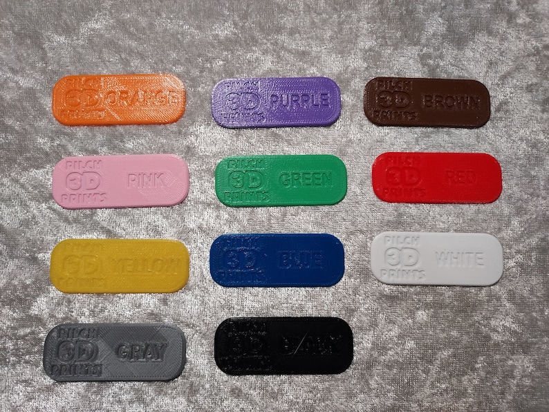 3D Printed Tri-Fold RSA Badge Holders Multi Color Options Available image 8