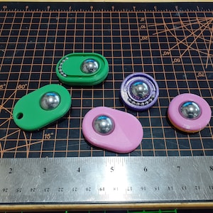 3D Printed Fidget Roller Stress Toy (Single and Dual Color options available)