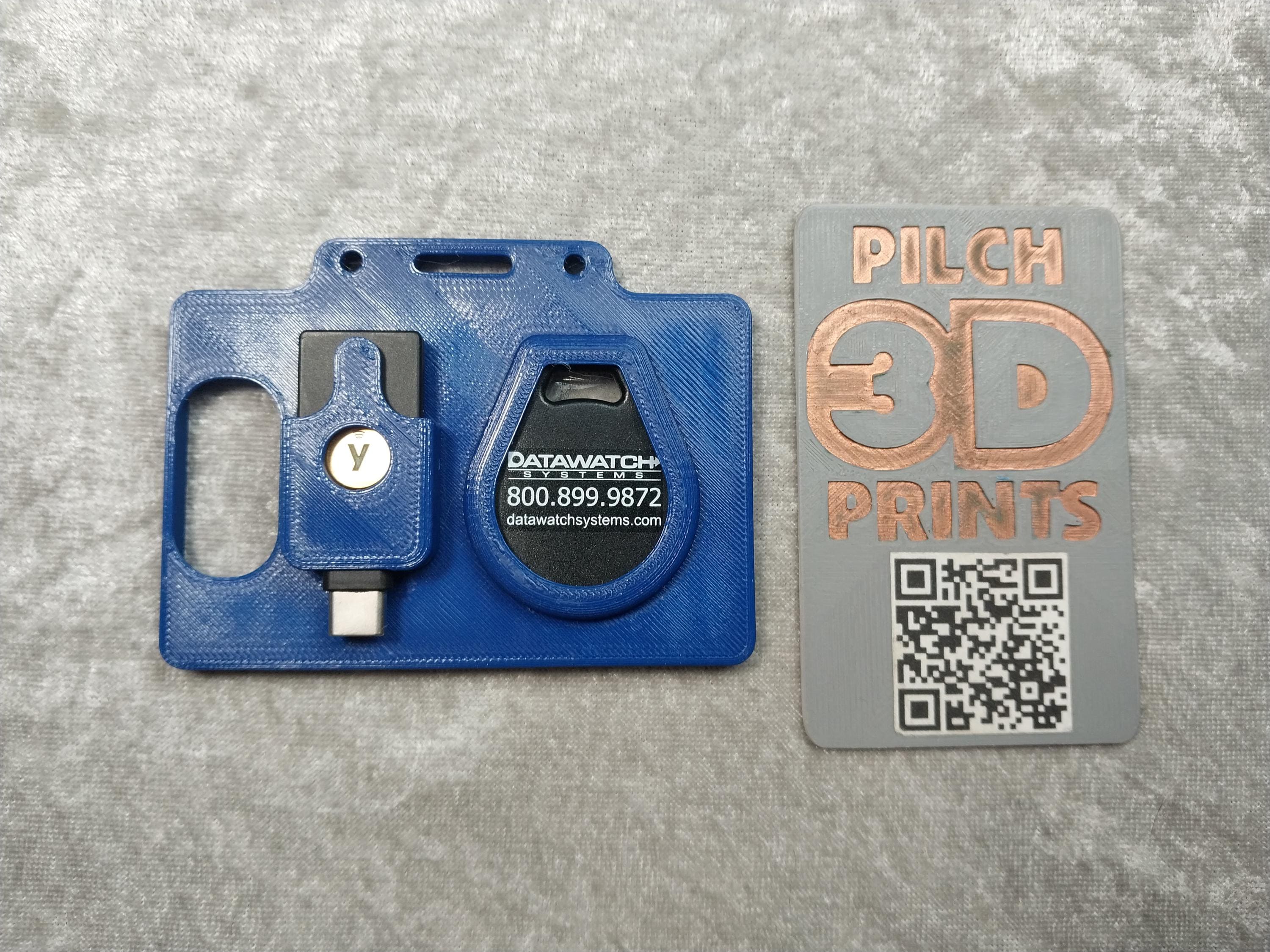 横長 Yubikey 5C NFC および DataWatch フォブ (1-3) バッジ ホルダー (複数のカラー オプションあり) - Etsy  日本