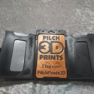 3D Printed Tri-Fold RSA Badge Holders Multi Color Options Available image 2