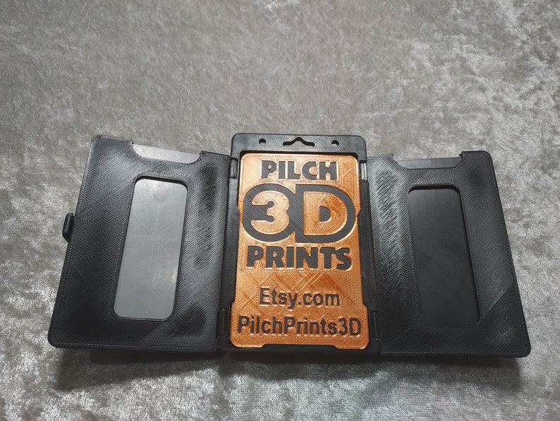 3D Printed Tri-Fold RSA Badge Holders Multi Color Options Available image 2