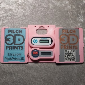 Tri-fold Surepass Id and RSA Securid Badge Holder (aka Untrust Datacard ...