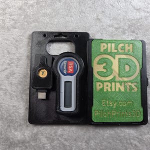 Folding RSA SecurID Yubikey 5c NFC (2-4) Badge Holder (Multiple Color Options Available)