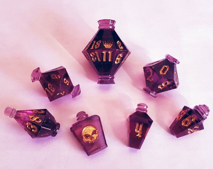 Magic Potion Dice Set Etsy