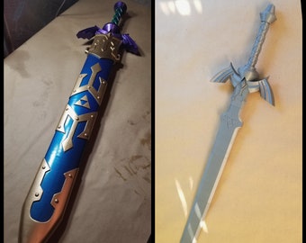 Master Sword & Sheath 3D Printed Prop Kit for Link Legend of Zelda Cosplay