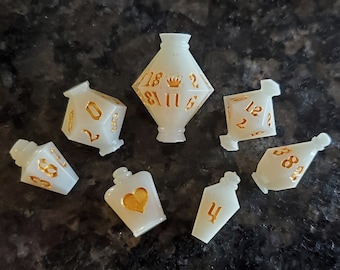Ivory Potion Dice Set