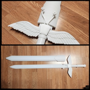 3D-geprinte Kensuke Laios-set met zwaard en schede