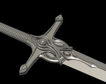 Spada Dei Sigilli Di Fire Emblem - Props Per Cosplay Stampato In 3D