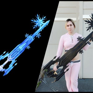55&quot; Crystal Snow Keyblade 3D Kit - Kingdom Hearts 3