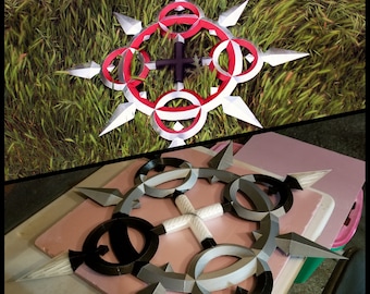 キングダム ハーツのアクセルのチャクラム 3D プリント キット (ペア
