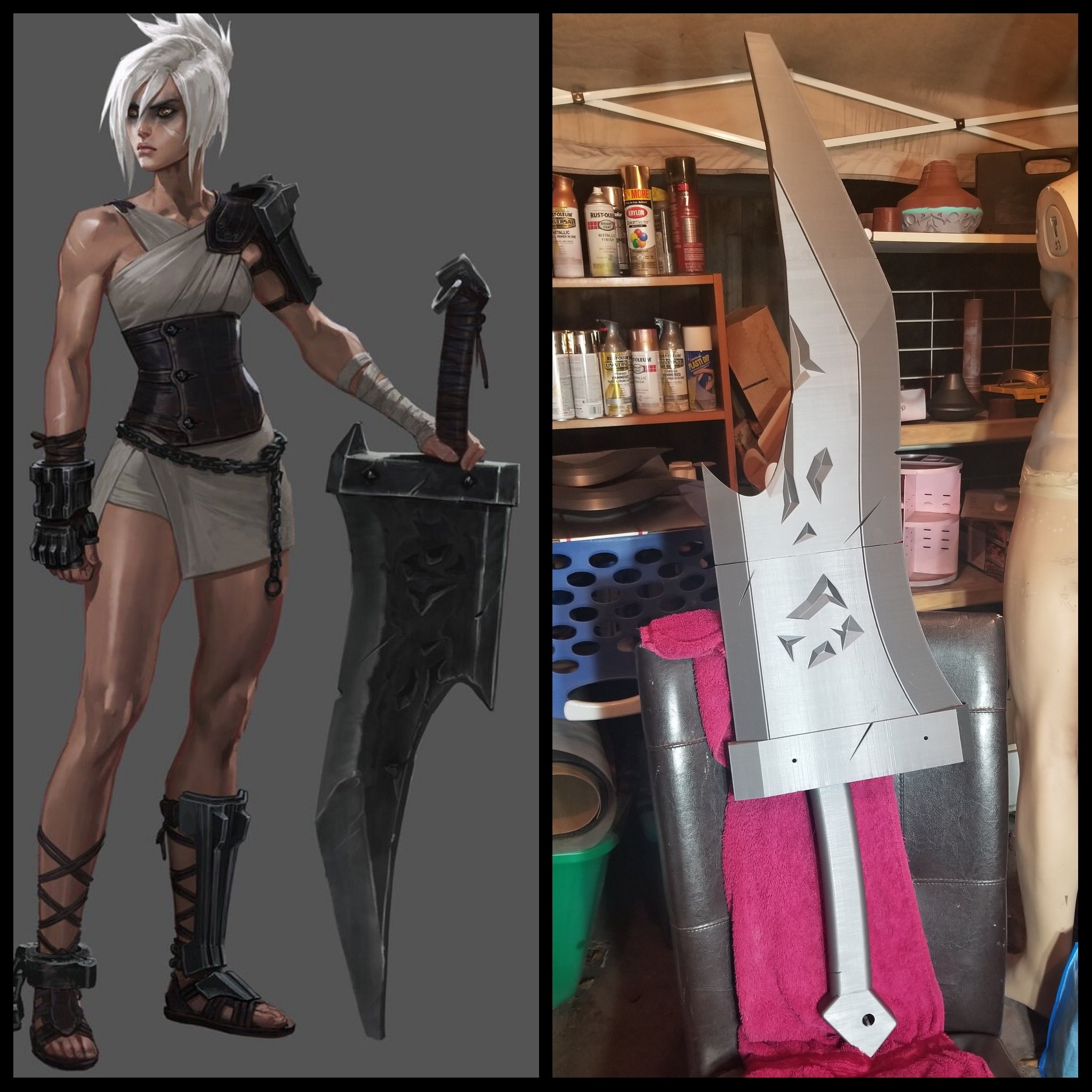 DRAGONBLADE RIVEN Costume Completo 