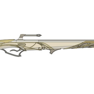 Royal Light Cortege Heavy Bowgun from Monster Hunter 3D Printed Cosplay Prop Kit