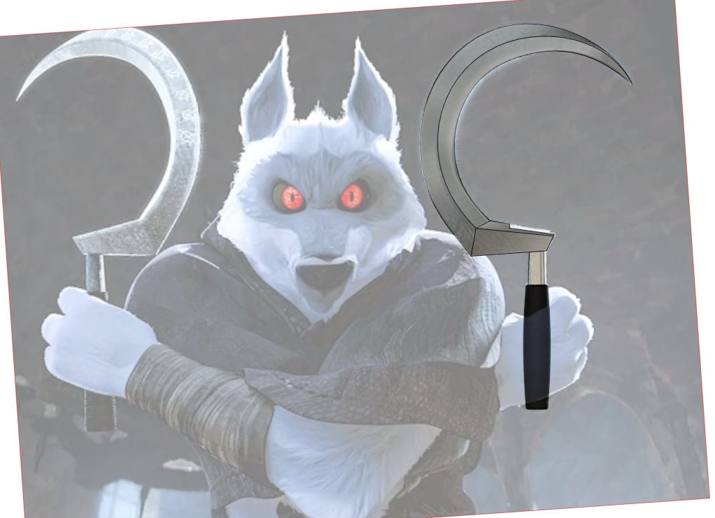 3D Files - Death's Sickle From Puss in Boots (pair) - Etsy UK