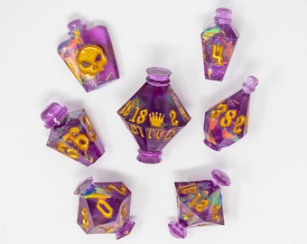 Amethyst Magic Potion Dice