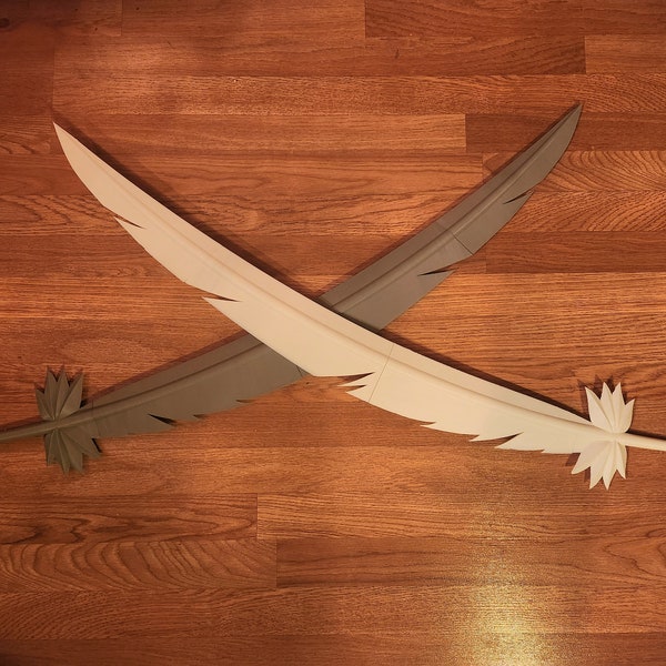 Hawks Swords Pair Cosplay Prop Kit