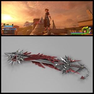 66&quot; Ultima Keyblade 3D Kit - Kingdom Hearts 3