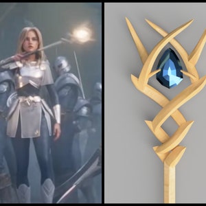 Lux Warriors Cinematic Branch Staff 3d Printed Kit