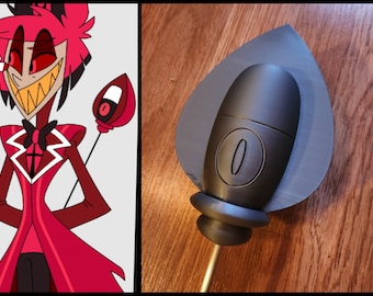 ハズビンホテルのアラスターマイクスタッフ - Etsy 日本