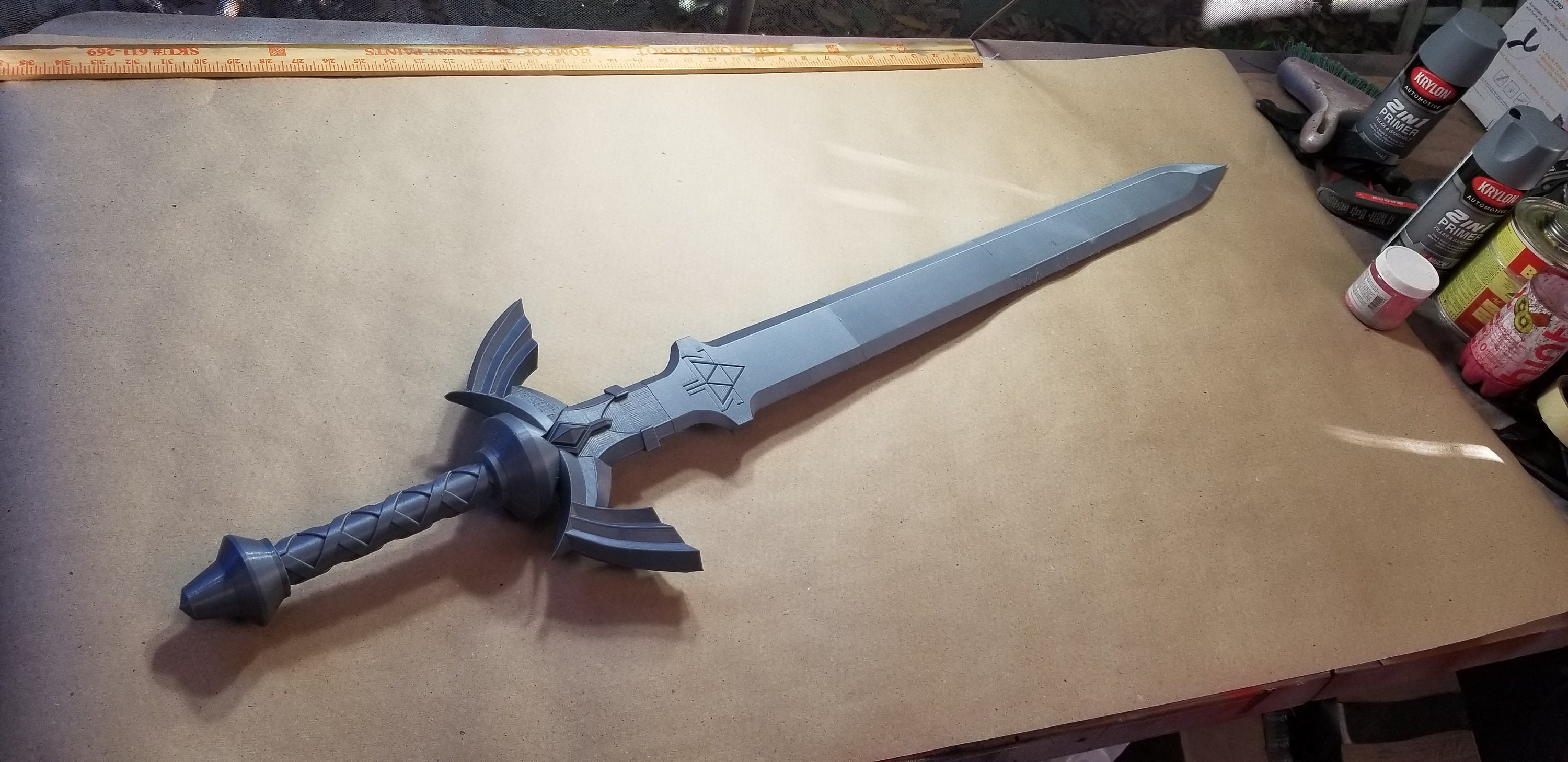 リンク（ゼルダの伝説）コスプレ用マスターソード＆鞘 3Dプリント