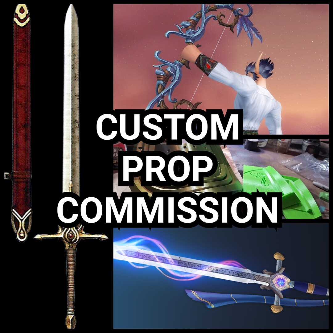 Custom 3D Printed Prop Kit - Etsy