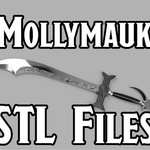 3D Files - Mollymauk's Blood Hunter Sword