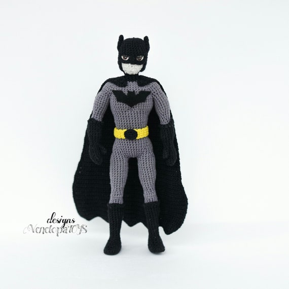 crochet batman doll