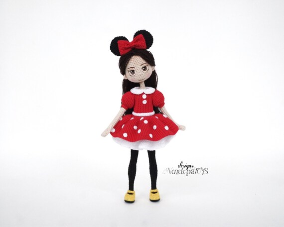 crochet minnie mouse doll