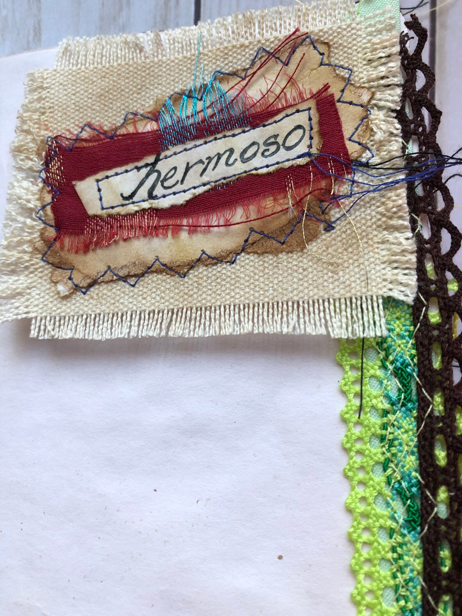 Word tags Spanish word tags canvas tags silk word tags tea Etsy