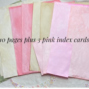 Hand Dyed Journal Pages: Mixed Media Paper Pack
