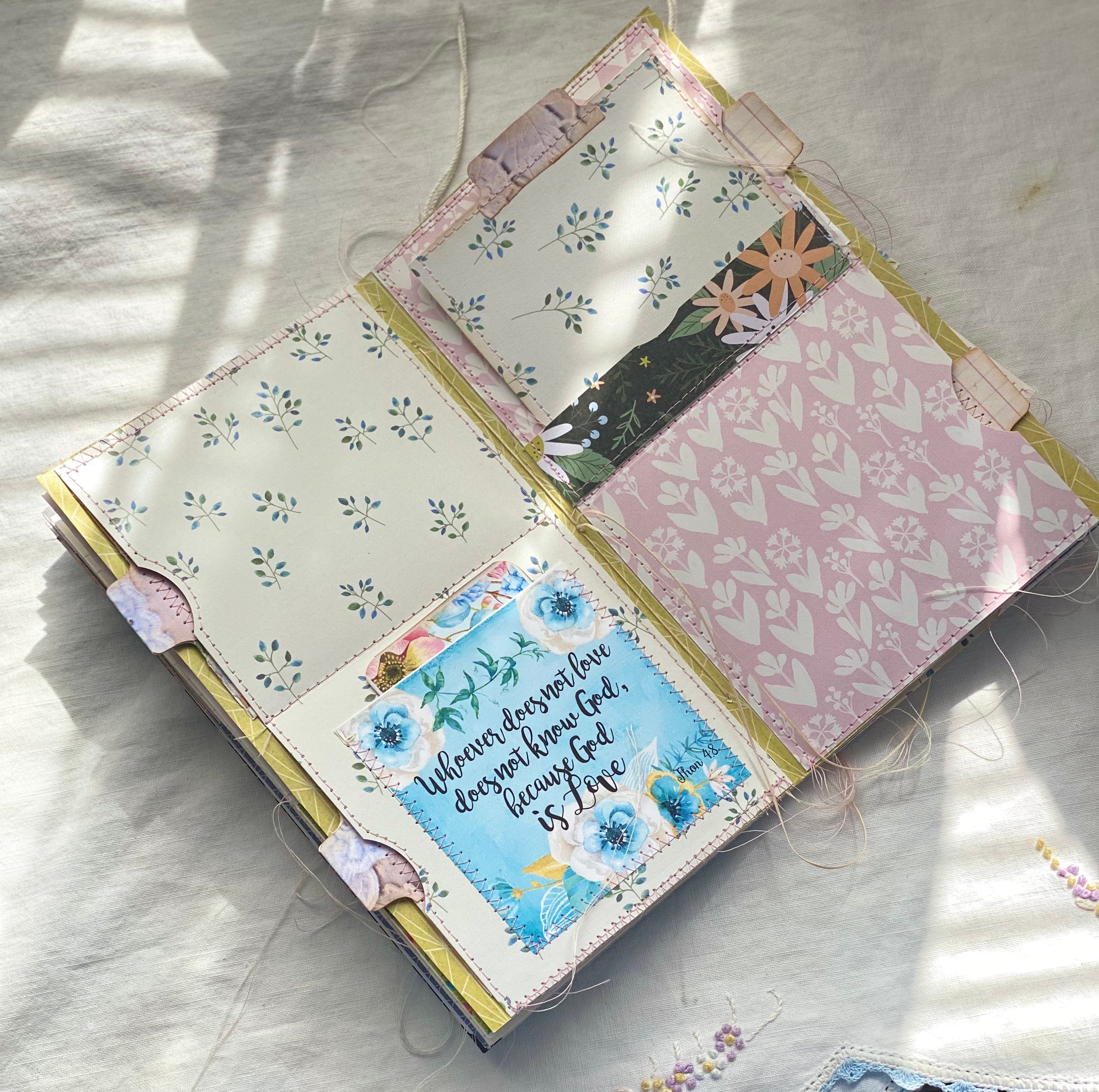 Faith and Love Junk Journaljunk Journal 8x5 Junk Journal Etsy