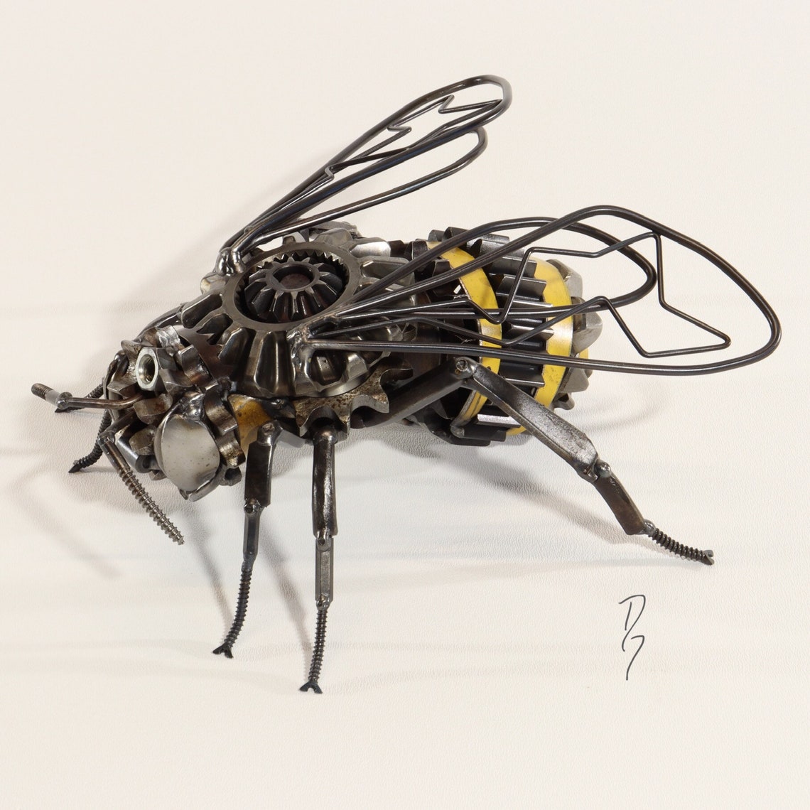 Heavy Duty Bumble Bee Metal Sculpture Etsy