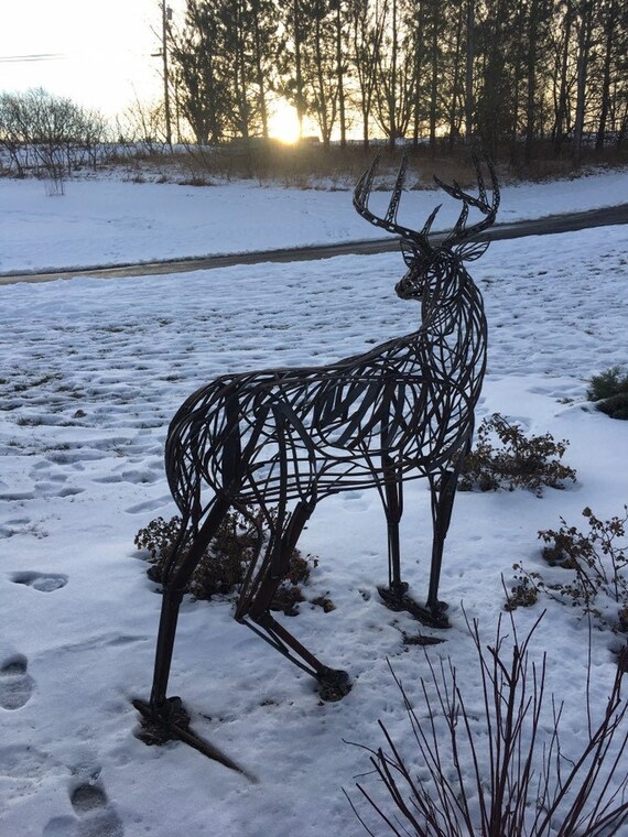 metal deer