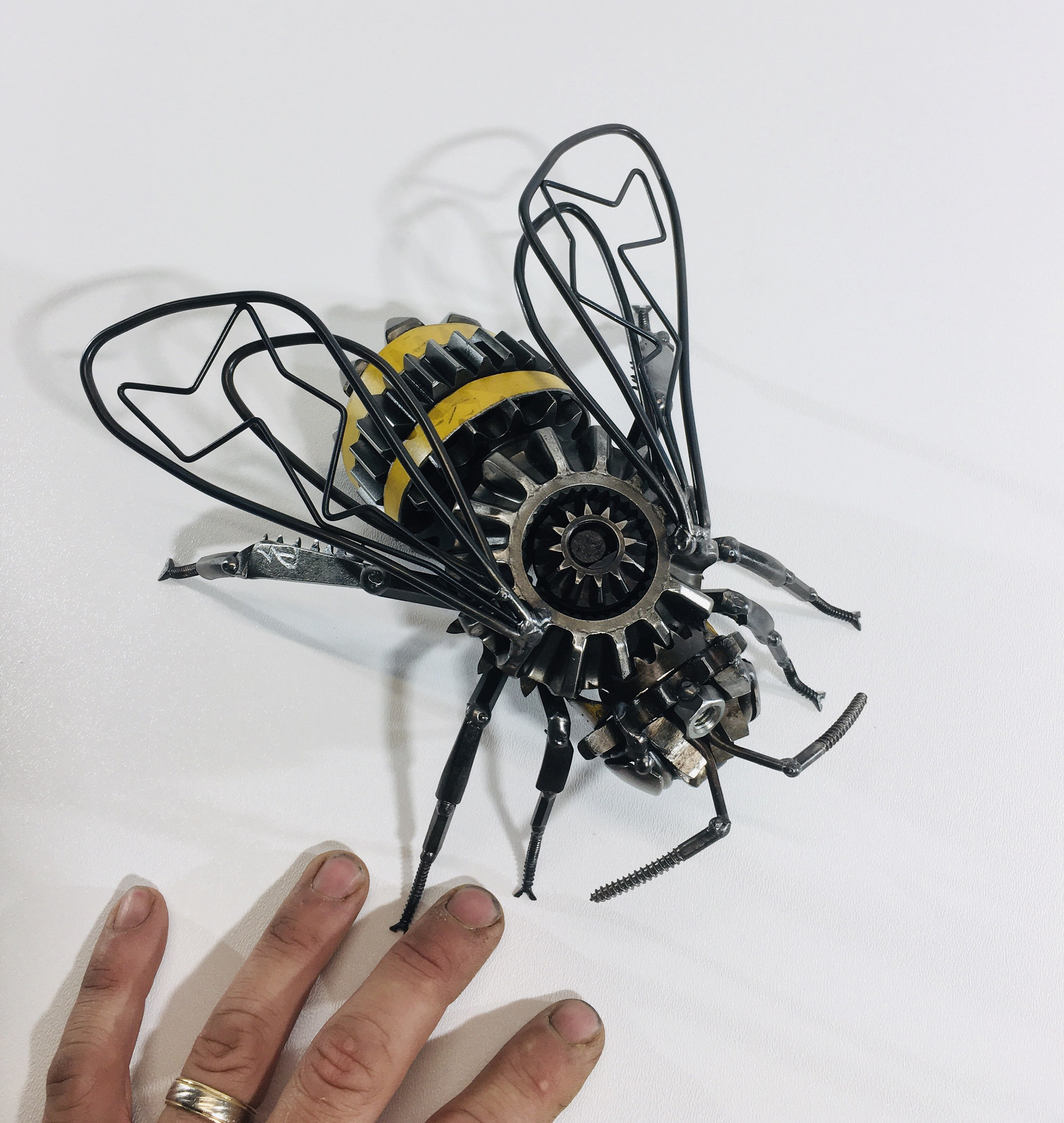 Heavy Duty Bumble Bee Metal Sculpture Etsy