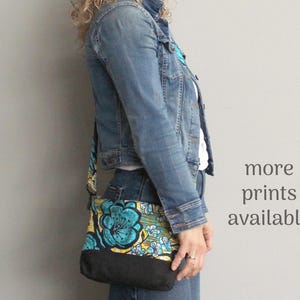 Sac à main à bandoulière issu du commerce équitable ~ Sac à bandoulière en toile avec motif ~ Sac à main avec fermeture à glissière ~ Sac à main de style bohème ~ Sac à main pour femme ~ Petit sac de tous les jours