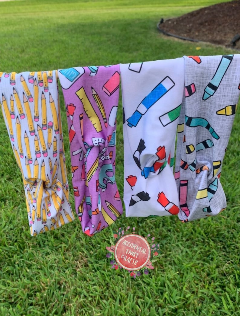 Crayon Headband Crayon Teacher Headband Art Teacher Etsy