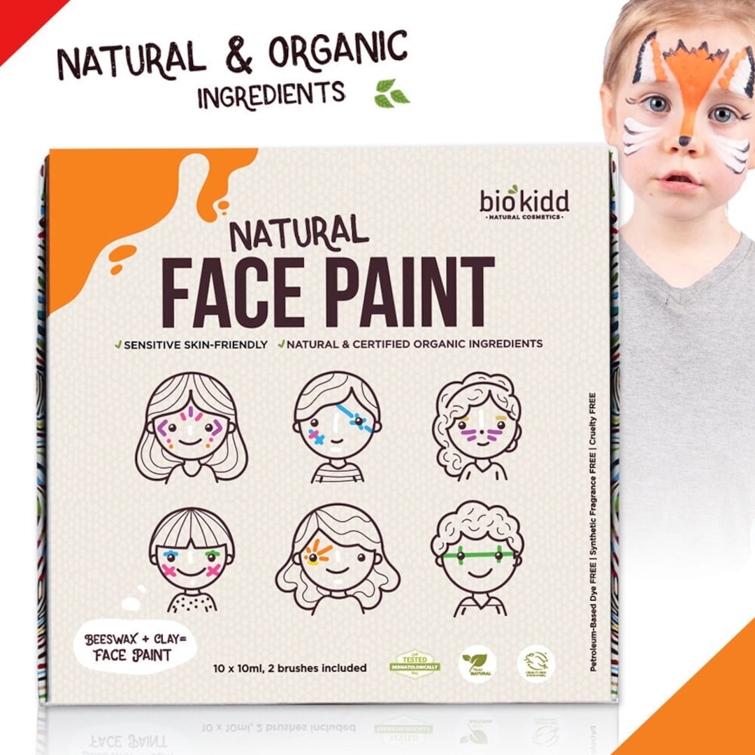 Kit de maquillage facial pour enfants, peinture pour le visage d