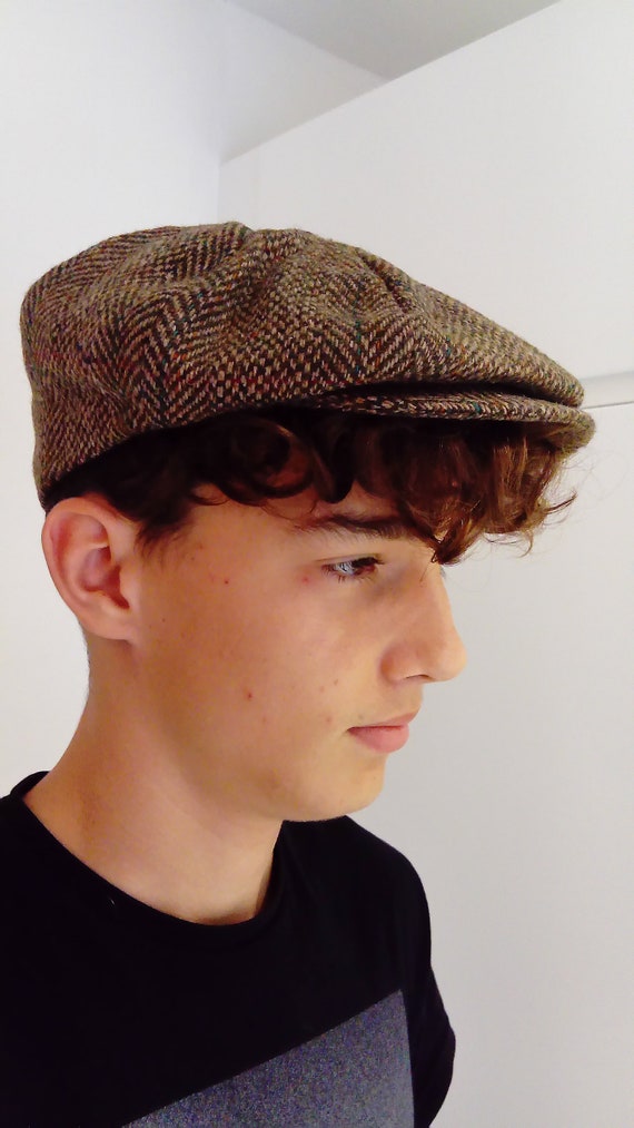 100/% Irish Tweed Green Made in Ireland Peaky Blinders Cap for Men