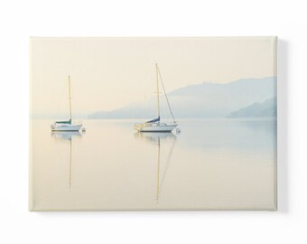 Misty Windermere #2 - Lake District Landscape by Alan Copson - Canvas Print, or Framed/Unframed Giclée Photographic Print Wall Art