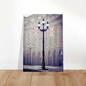 Festive Regent Street. Union Jack Flags. Canvas Print, Framed/Unframed Photographic Giclée Print. Wall Art Gift by Alan Copson image 5