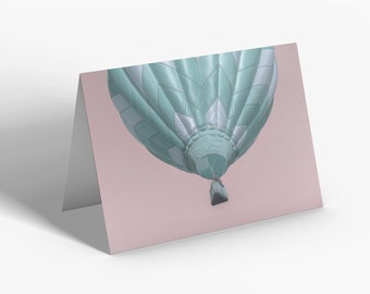 Greetings Card - Balloon Festival #6 - Blush Pink Photograph Gifts by Alan Copson