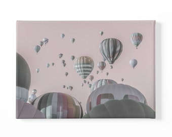 Balloon Festival #2 - Blush Pink Canvas Print, or Framed or Unframed Photographic Print by Alan Copson - Gift with Free Worldwide Shipping