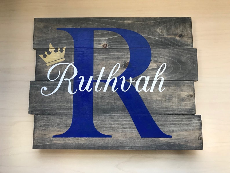 Family Monogram Wood Sign