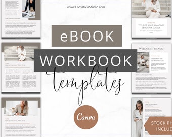 eBook Template, Lead Magnet, workbook template, freebie, canva template, canva workbook template, worksheet, checklist, Audrey Klein